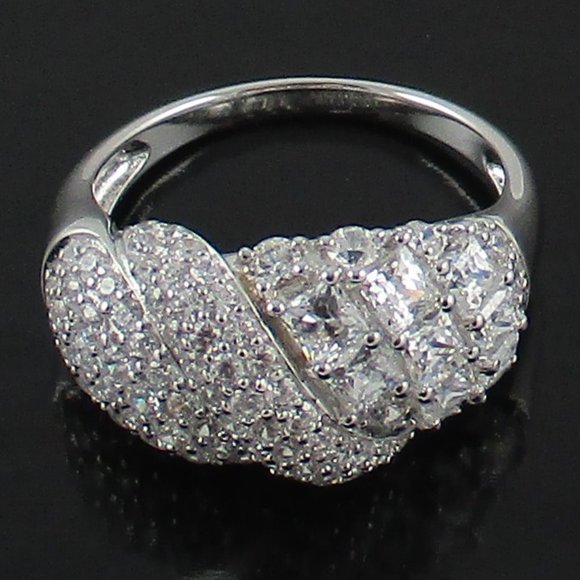 Victoria Wieck 2.86ct Absolute Princess-Cut Ring - Picture 4 of 6